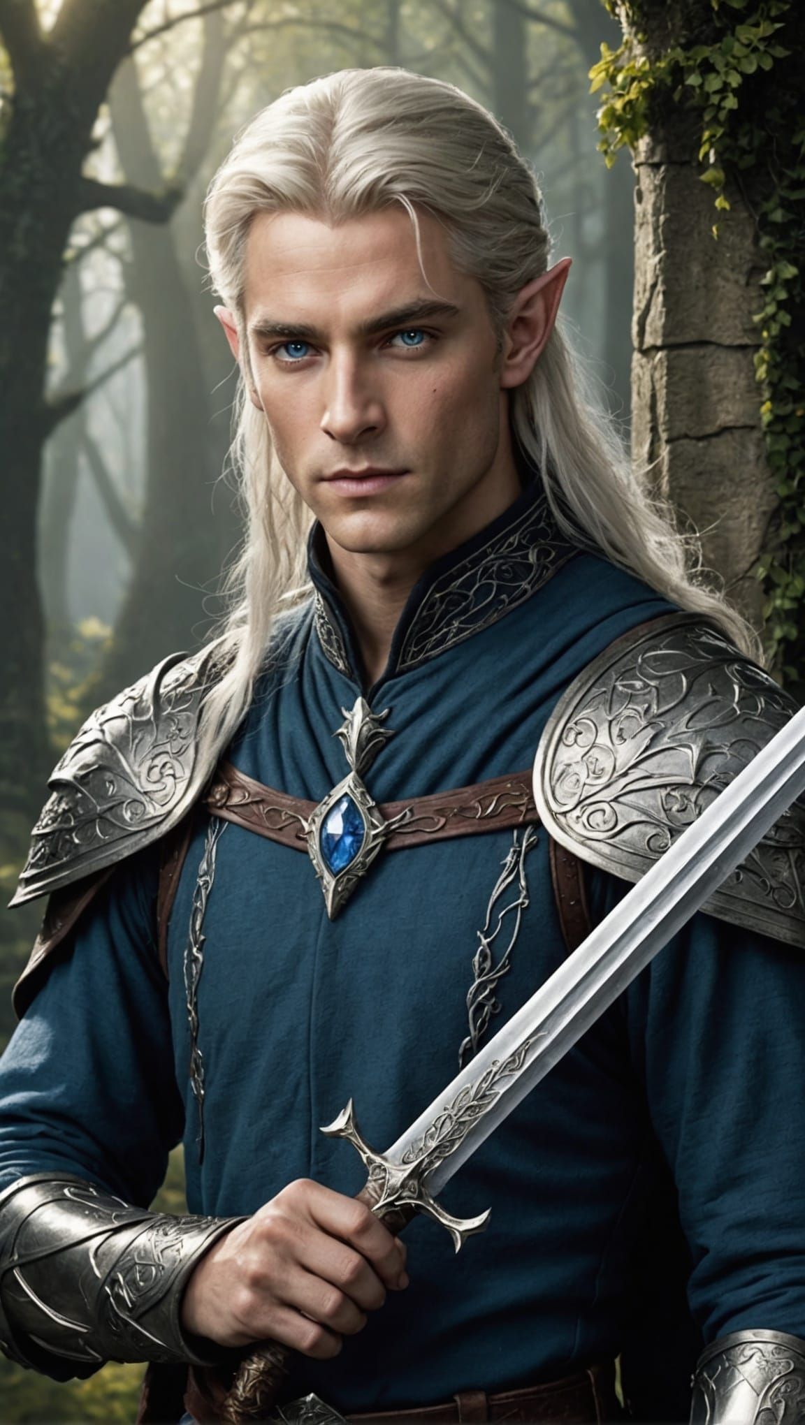 Blonde Elven Prince and Sword Master