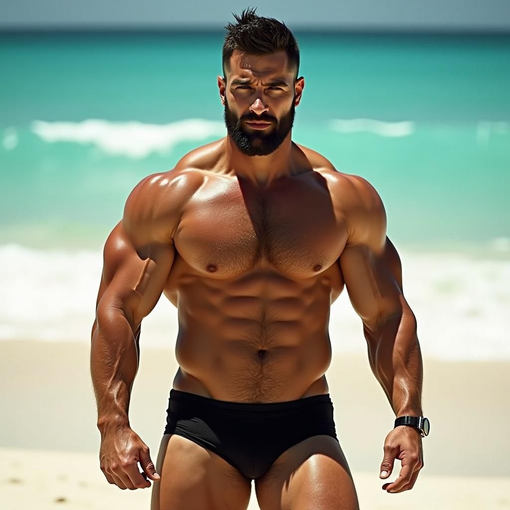 Beach hunk 2
