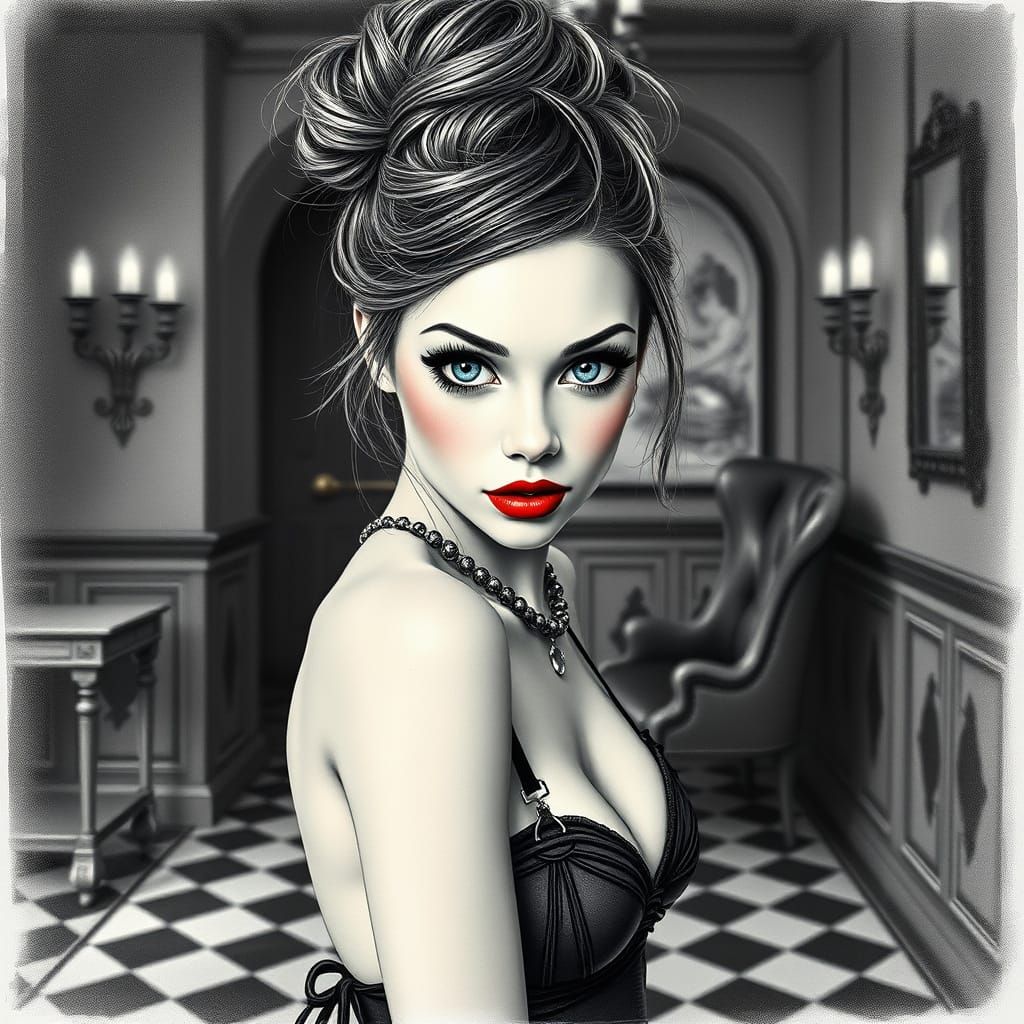 Steampunk Siren in Vintage Elegance