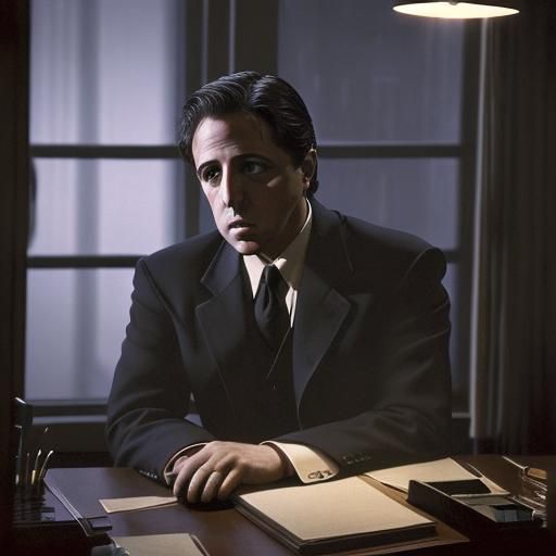 Michael Corleone Deep in Thought