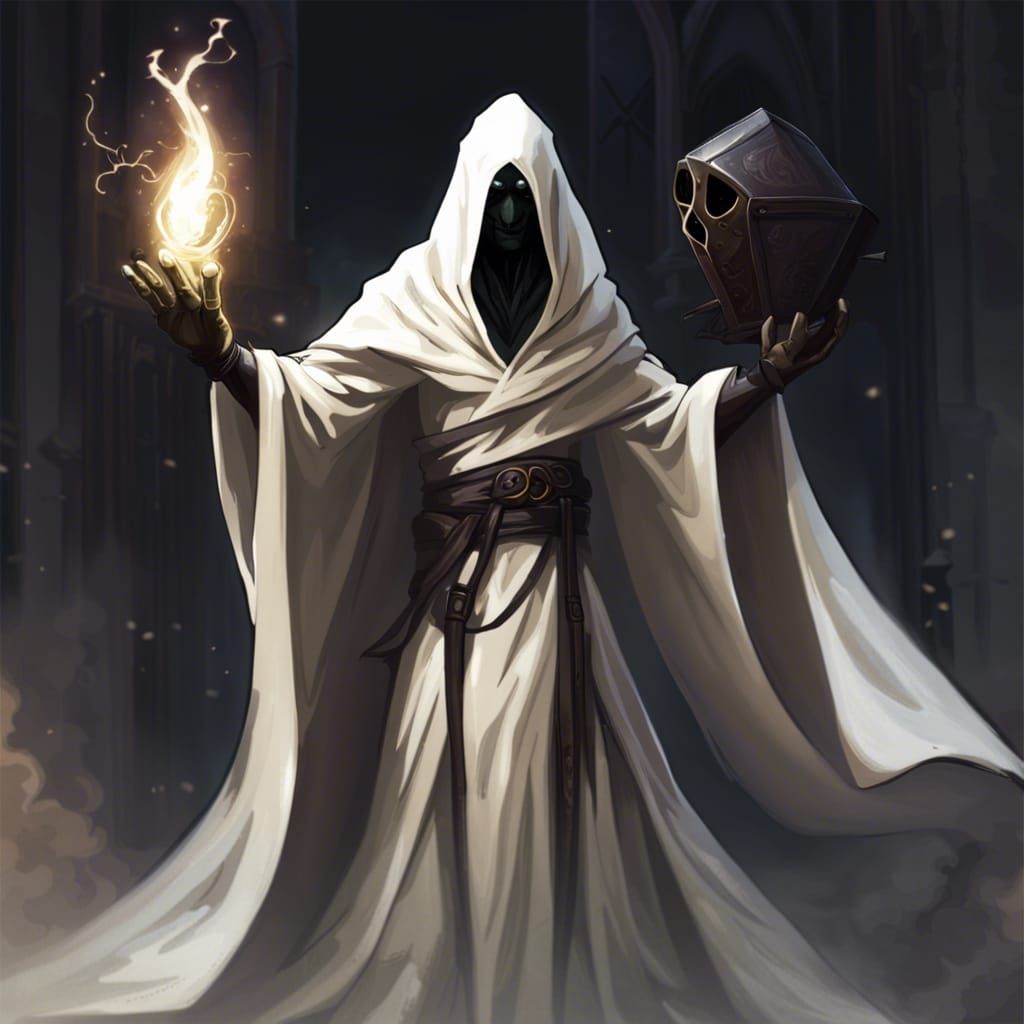 Eldritch Cultist in White Robes
