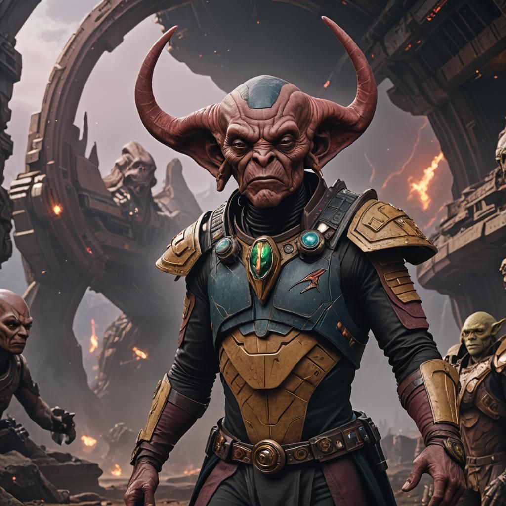 Detailed Hybrid Character Concept Art