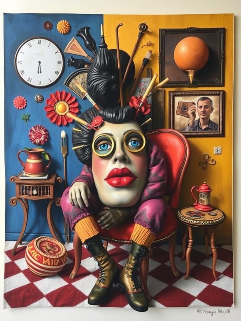 Abstract Eclectic Art: Bold and Unpredictable