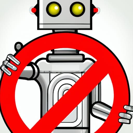 No robot allowed