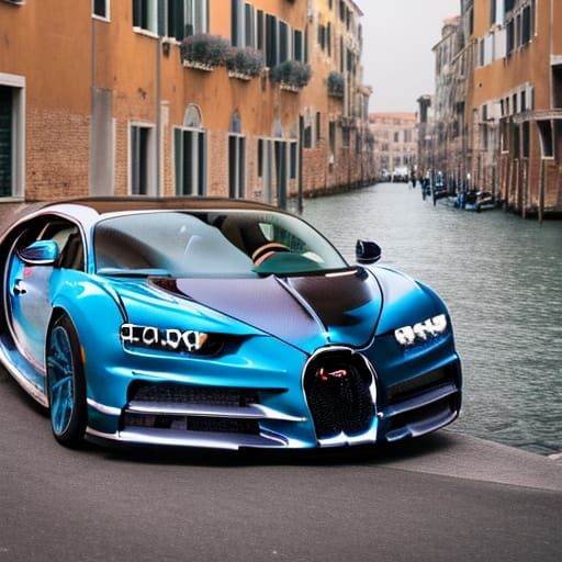 Bugatti Chiron in Venice: Professional Photography