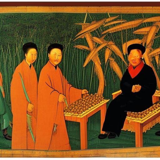 Chairman Mao at Harvest Festival: Rublev-Style