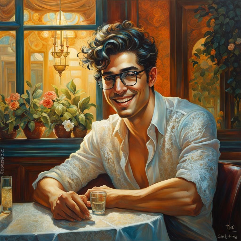 Smiling Latino Man 231228D