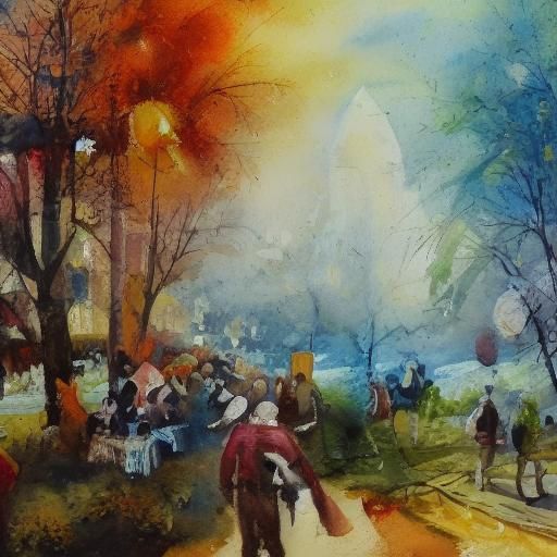 Good and Bad: Gouache and Watercolor Impressionist Painting