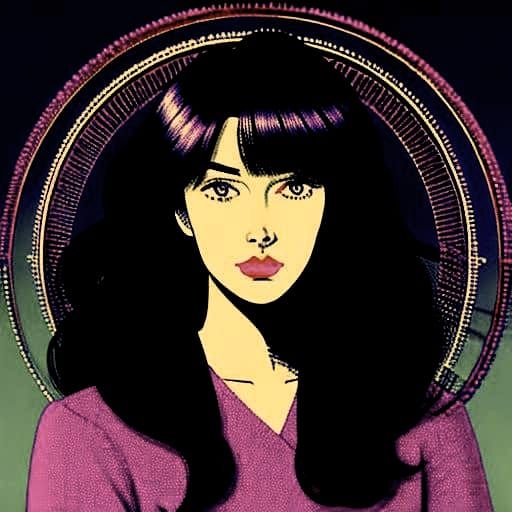 Intricate Spirograph Pattern Generated by AI