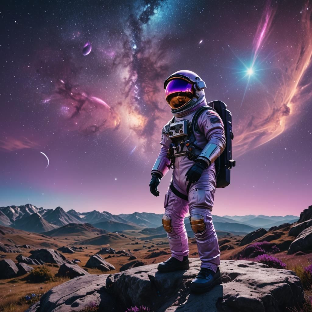 Astronaut Observes Intergalactic Oktoberfest Celebration