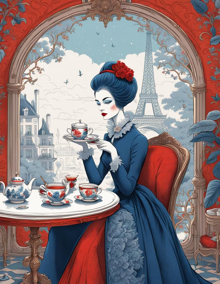 French tea house