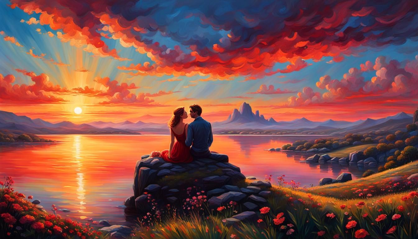 Falling in love: lf a picture paints 1000 words, then why can't I paint you?