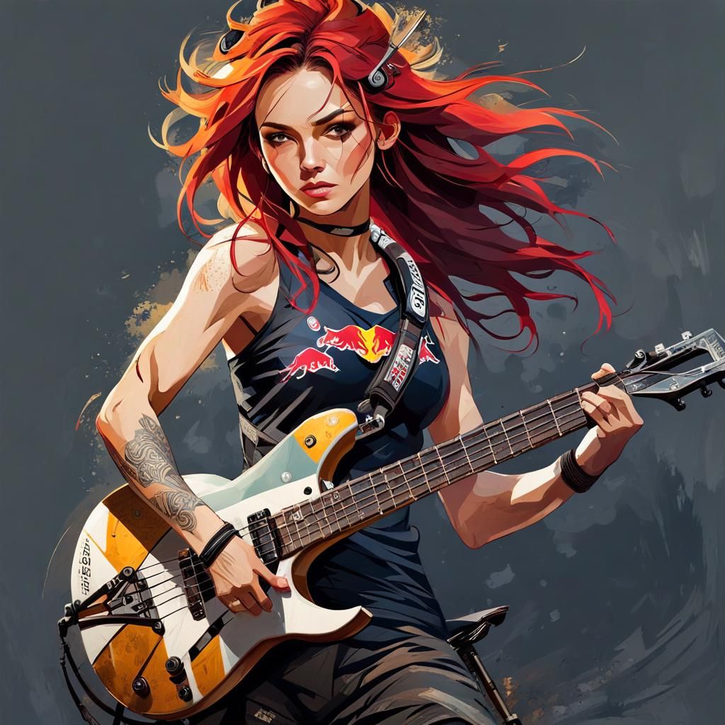 Hyperrealistic Celtic Biker in Utah: Oil Painting