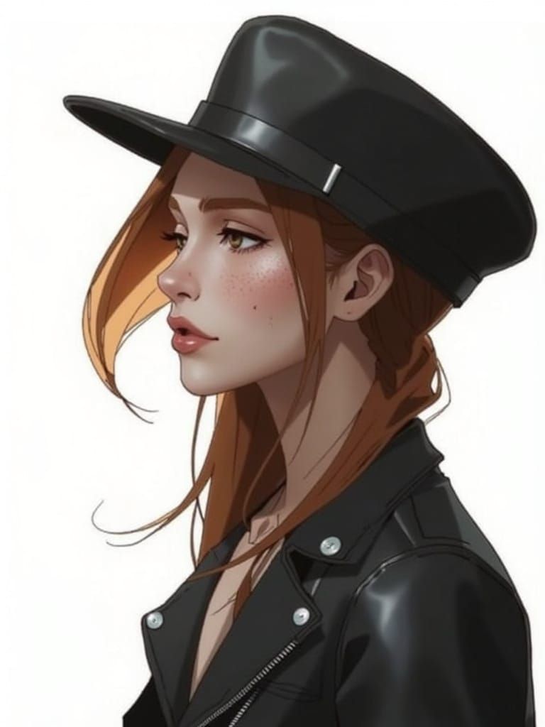 Fox-girl Vixen side profile