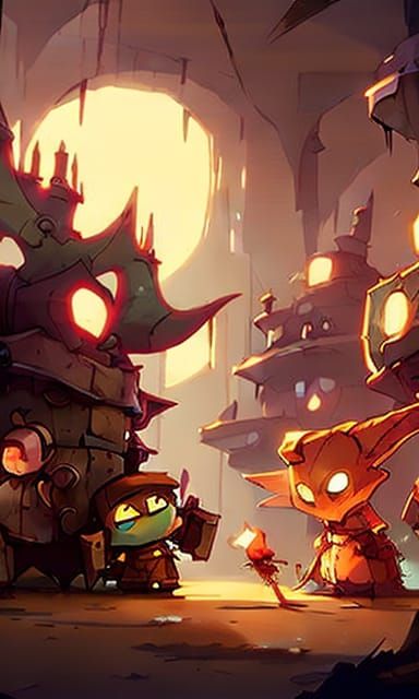 Aetherpunk Mages Guild Meeting in Digital Art