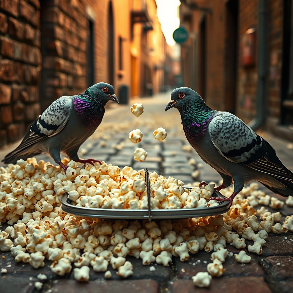 Whimsical Ping Pong Match on Brick Street