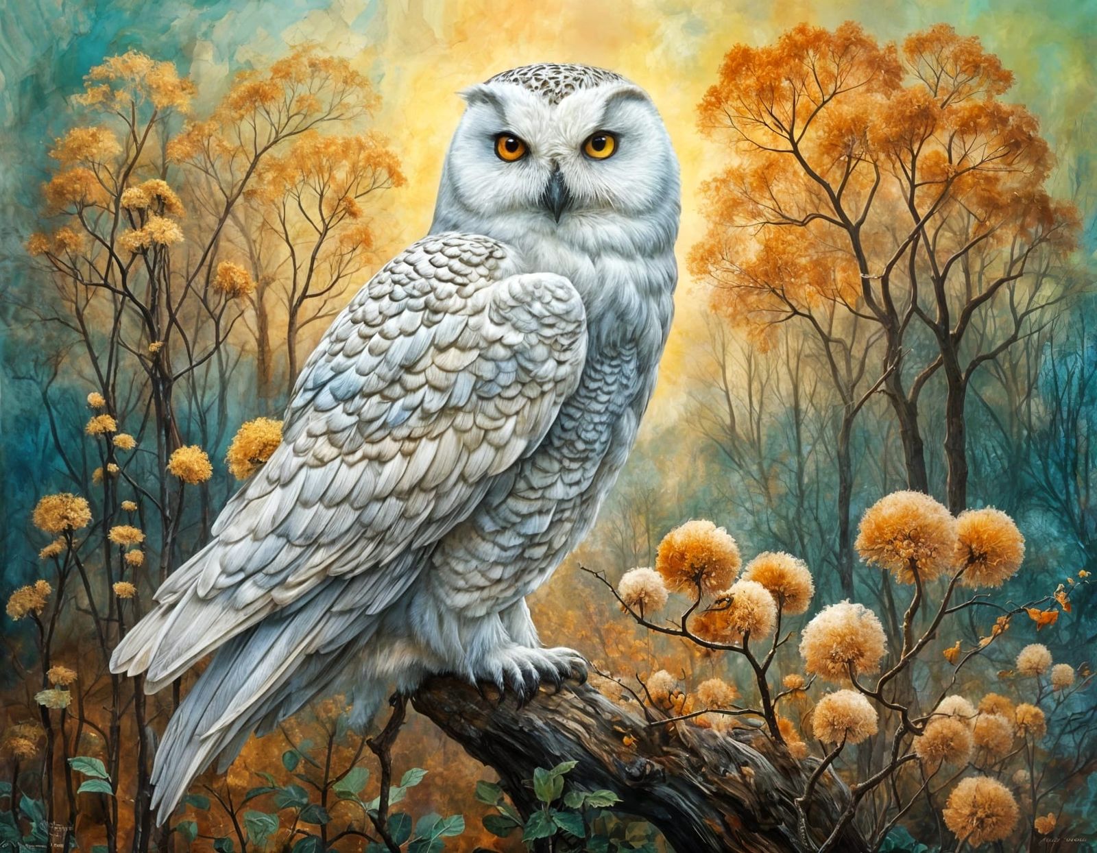 Snow owl