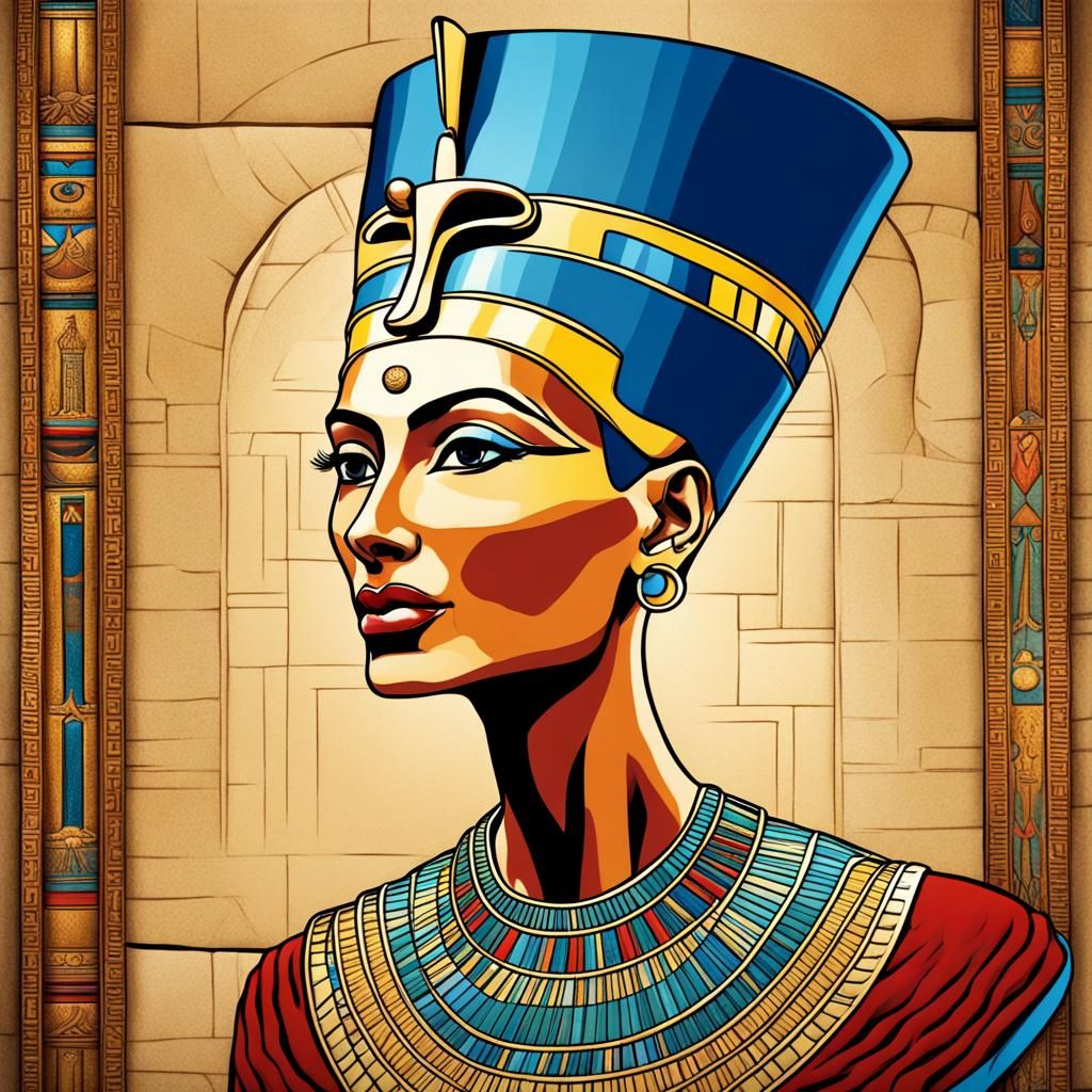 Queen Nefertiti Portrait