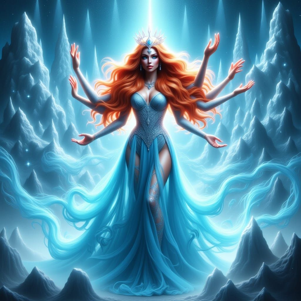 Regal Goddess of Aquatic Mystique