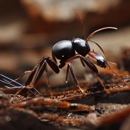 Industrious Ant at Work