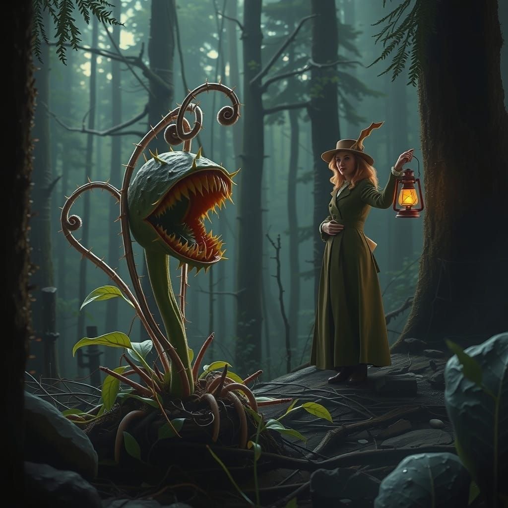 Vivacious Victorian Explorer Discovers Venomous Plant