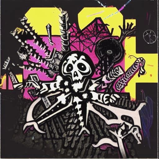 Avant-Garde Spooky Album Cover Art