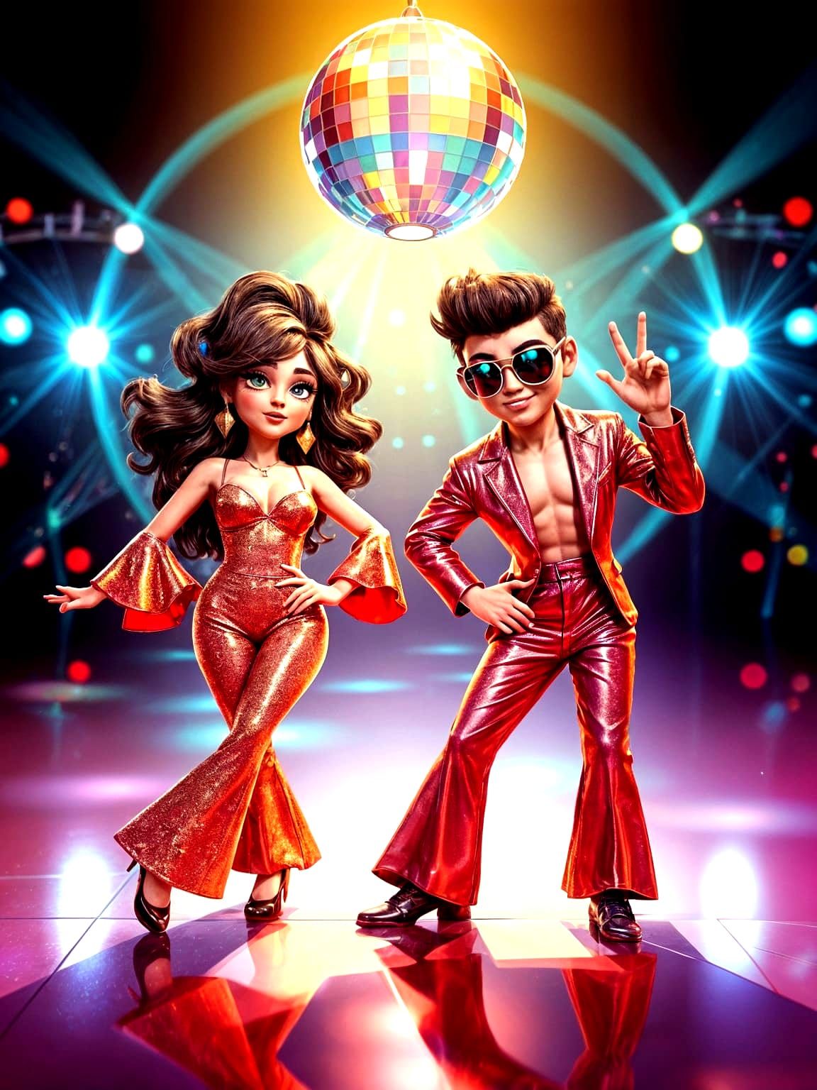 Retro disco