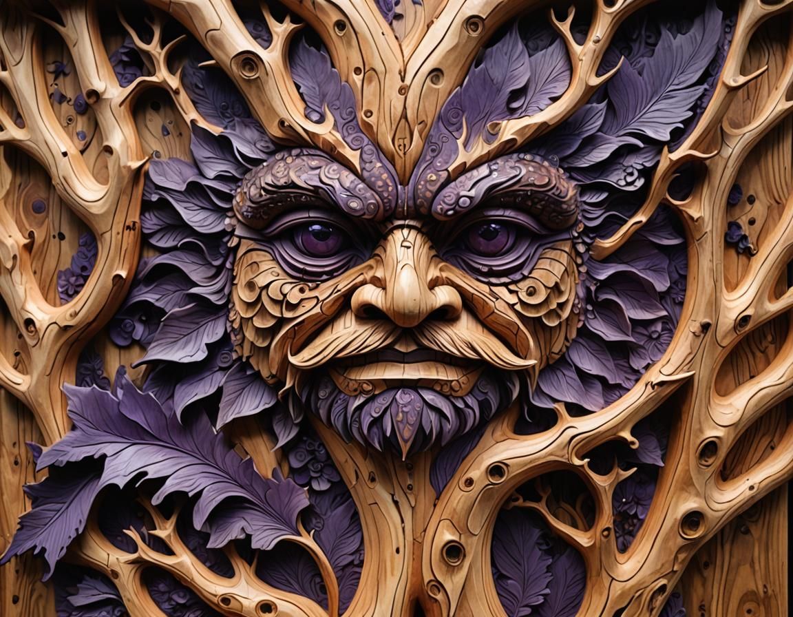 Intricate Wood Carving Becomes Grumpy Marionette
