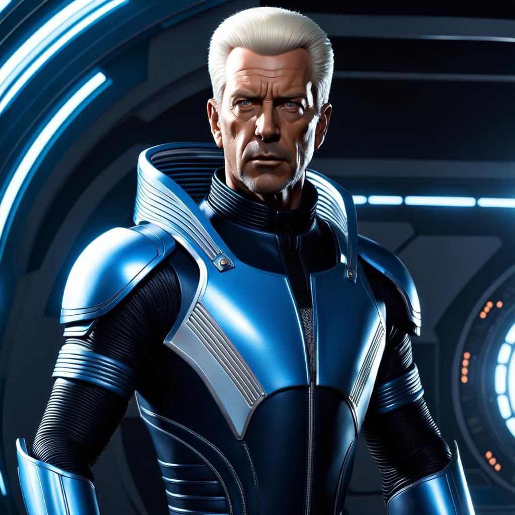 Atlan: Hyperrealistic Sci-Fi Portrait in 3D