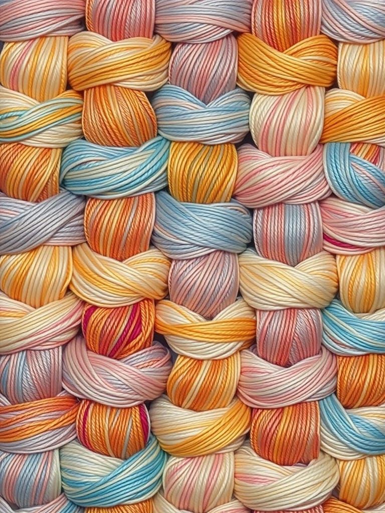 Delicate Impressionist Tapestry in Pastel Hues