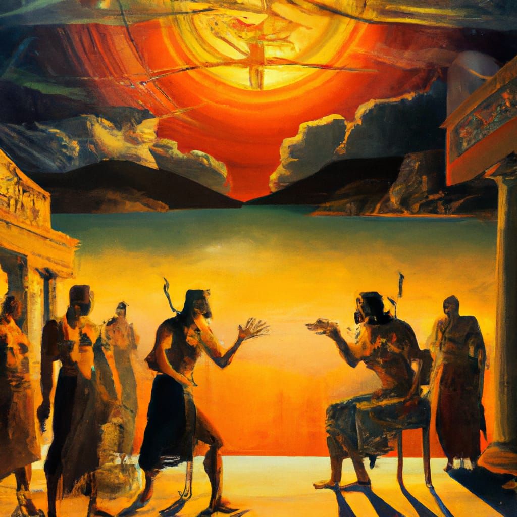 Minoan Banquet in Classical Style