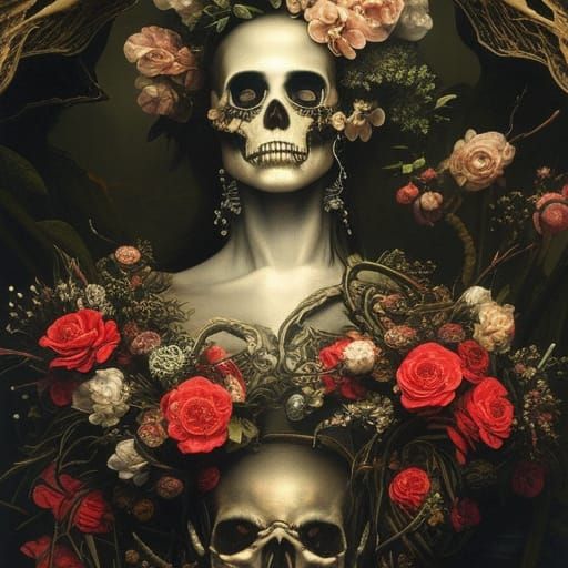 Crab Plays Rock Music in Dark Fantasy Style