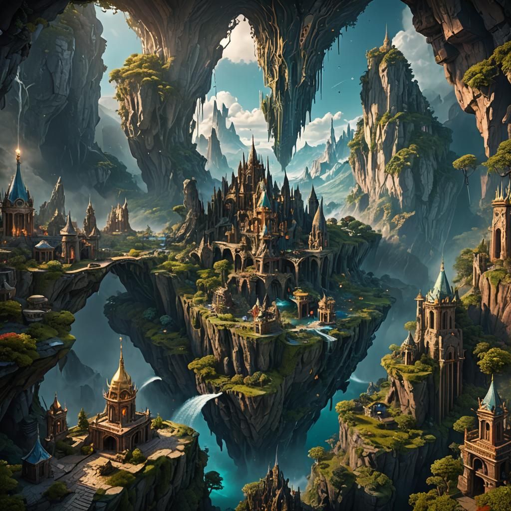 The World in God's Hands: Fantasy Concept Art