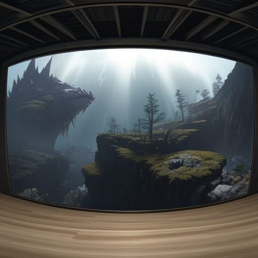 Surreal Panoramic View Focuses on a Single Point