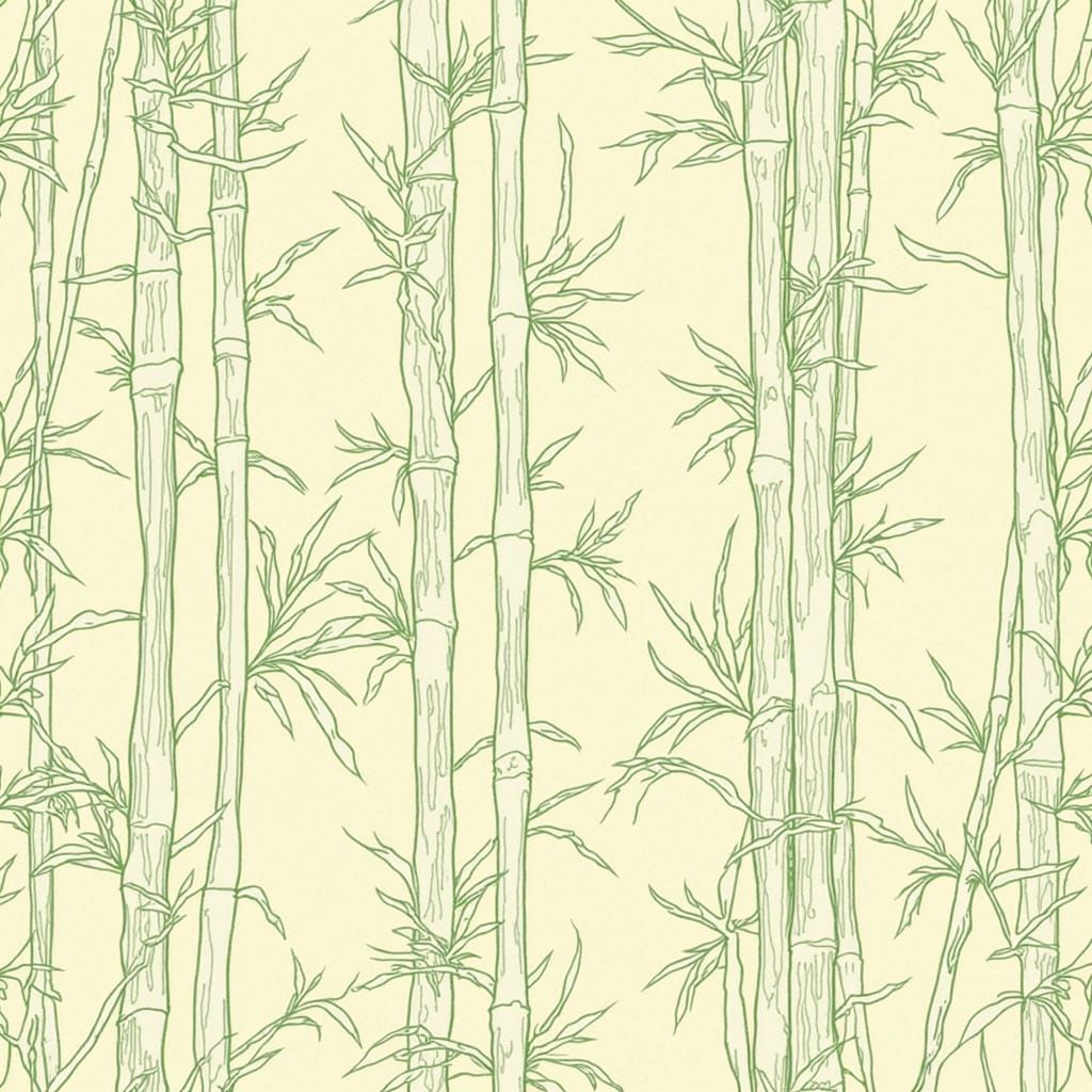 Stylized Bamboo Pattern Vector Art