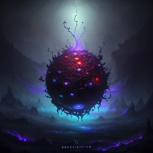 Luminous Spectral Burstberry Matte Painting