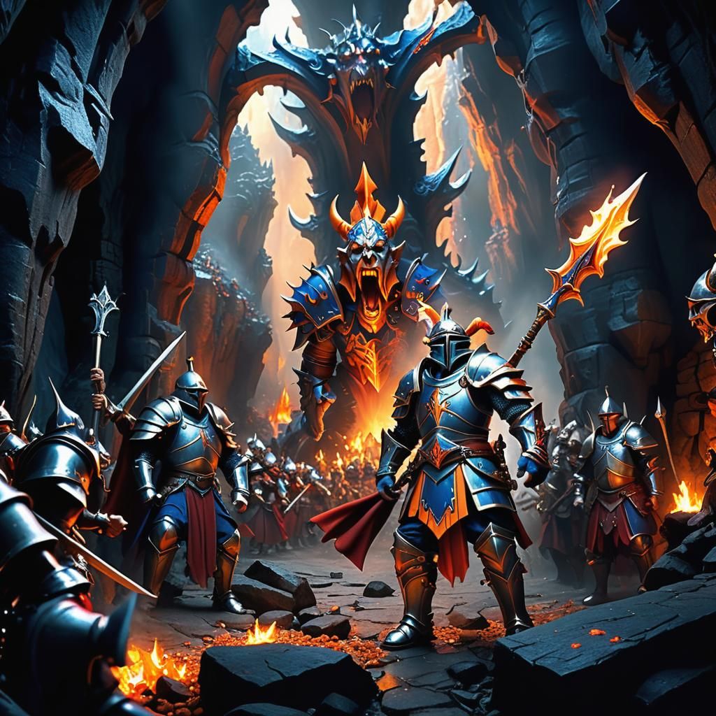 Leeroy Jenkins Charges into Mystical Cavern