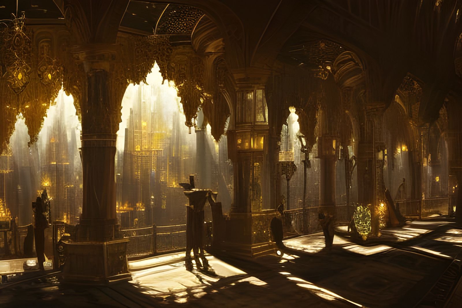 Balcony to the golden city