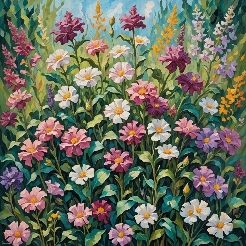 Cashmere Valley in Neo-Impressionist Expressionist Style