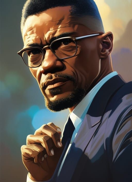 Brother Malcom. Black History Month.