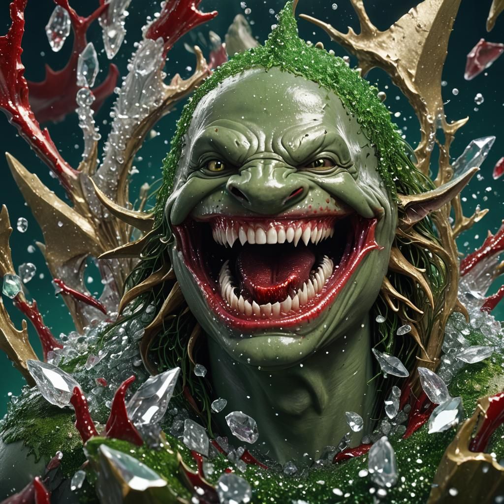 Crystalline Smile: Shark Tongue Blood Bath