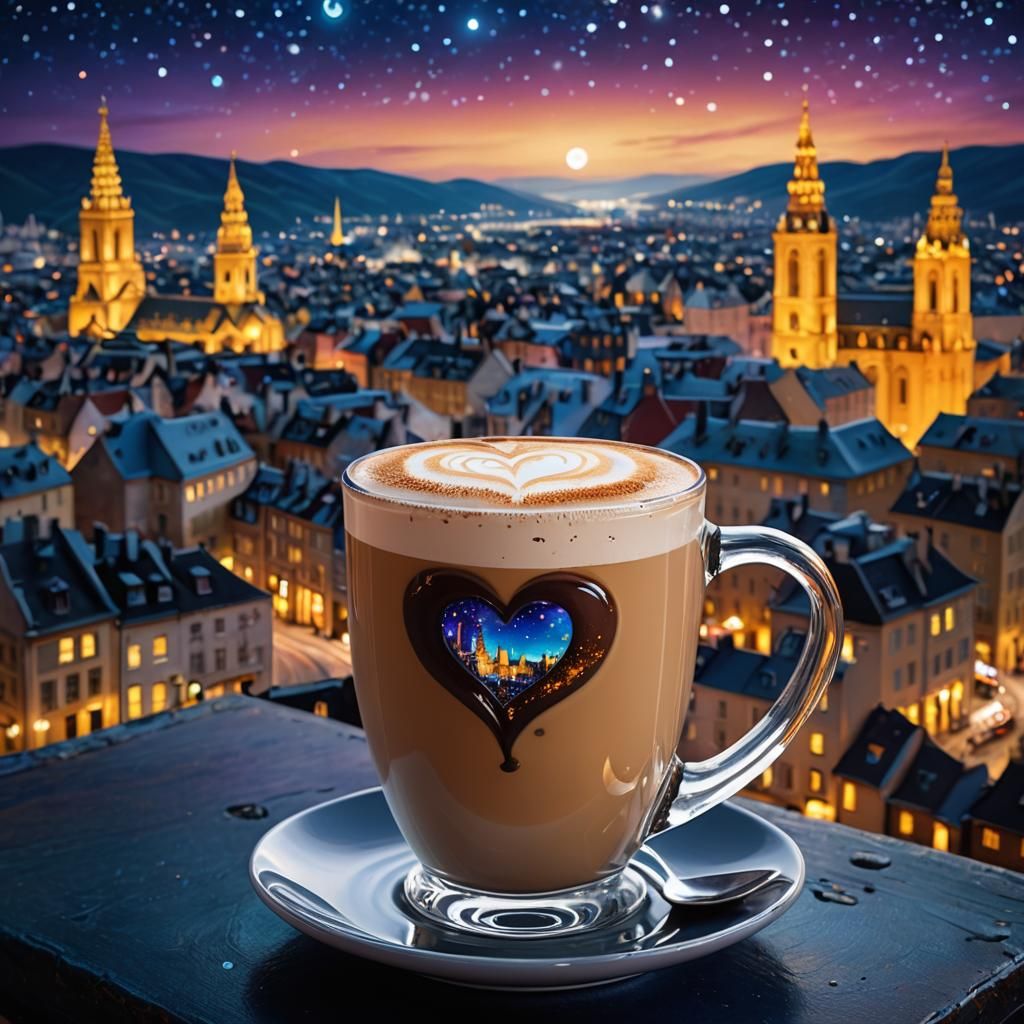 Cozy Night in a Picturesque City