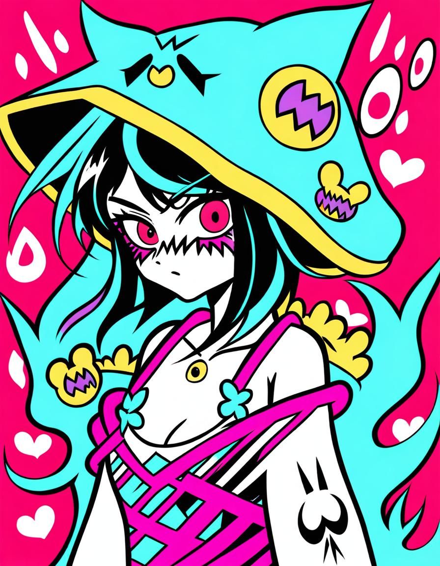 AI Generated Image of a Wicce