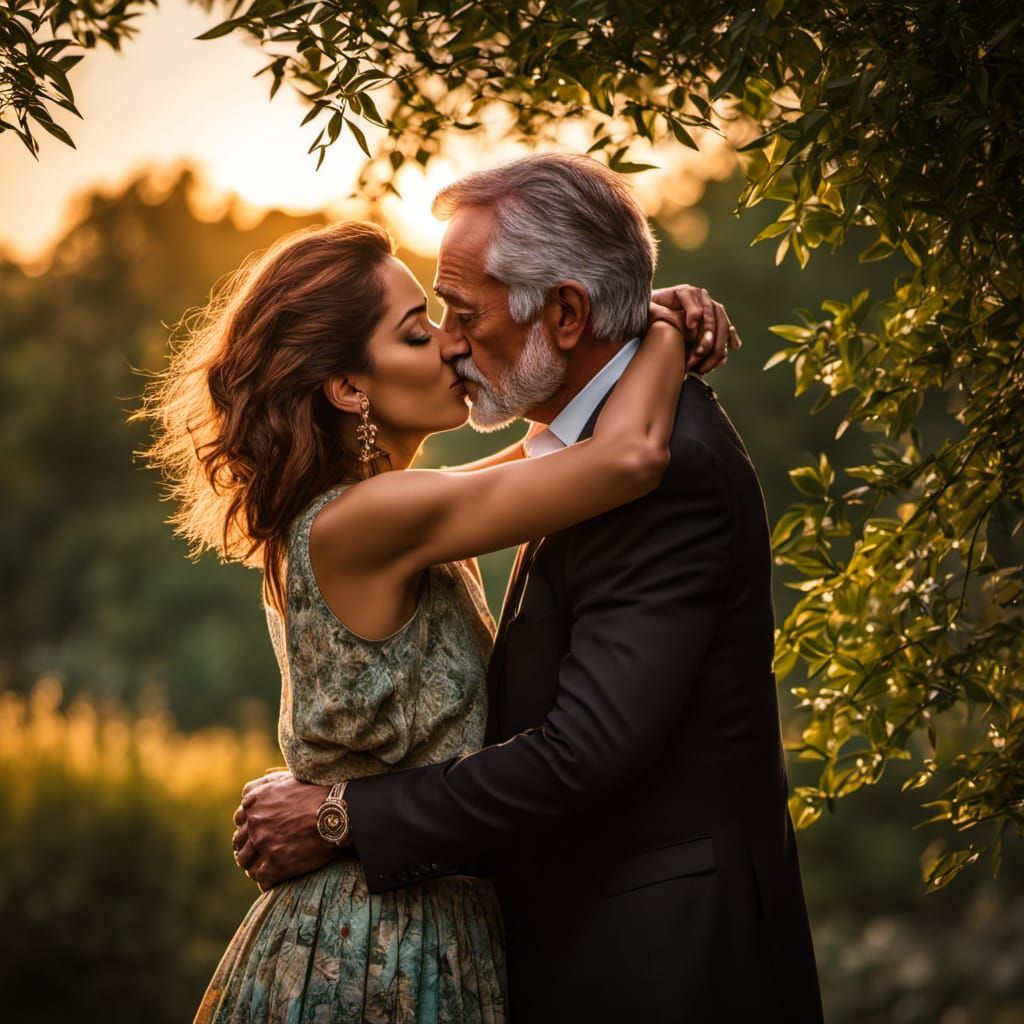 Elegant Romance in Golden Hour
