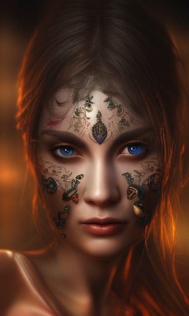 Photorealistic Nowhere Lady in Detailed Fantasy Art