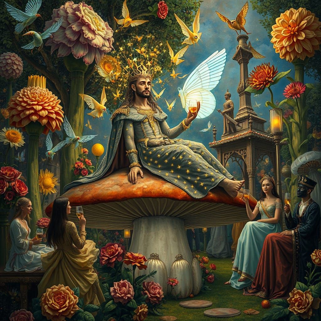 Surreal Garden Party with Starlight Prince