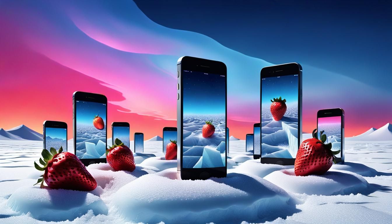 Surreal Demon Concert in Digital Art Landscape