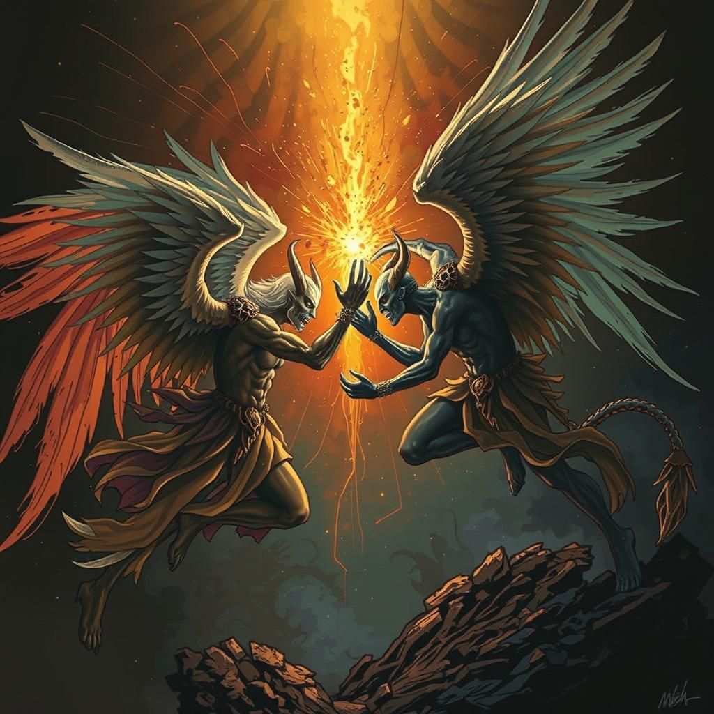 Angels and Demons: A Battle of Light and Dark