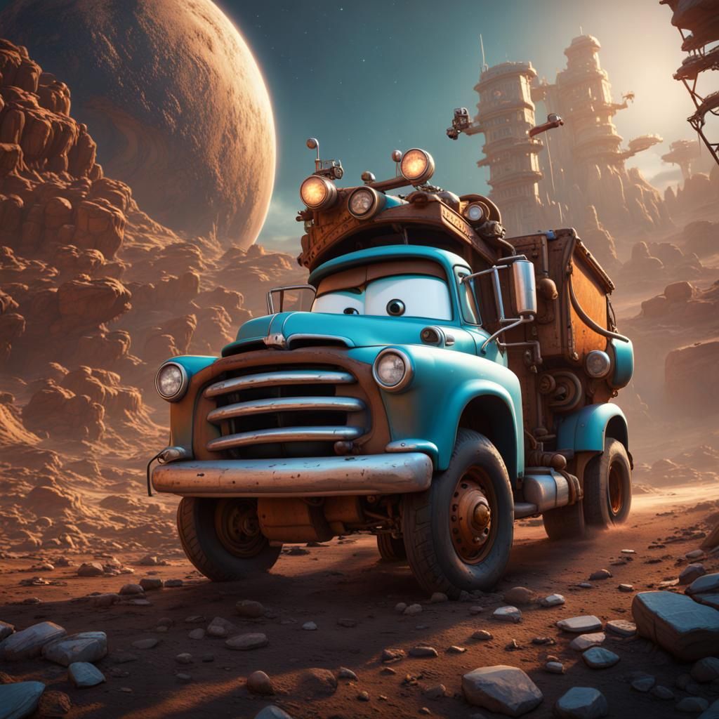 Mater the Tow Truck in Earth Orbit