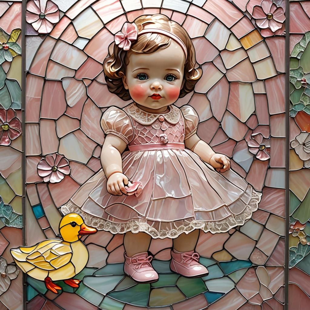 A Stained Glass Portrait for a Children's Hospital